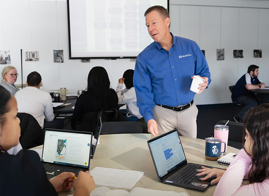 Dave Black leading a workshop